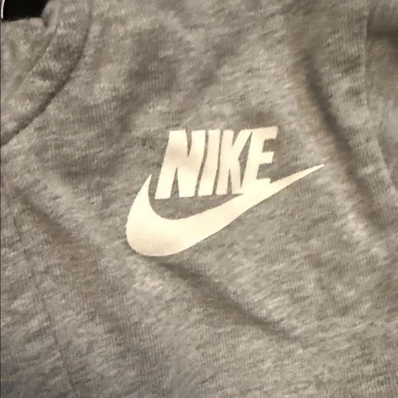 Nike Light Gray Full-Zip Hoodie - Picture 3 of 7